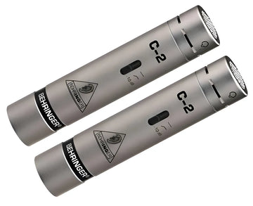 Micrófonos Behringer C-2 Condensador Cardioide color plateadoS