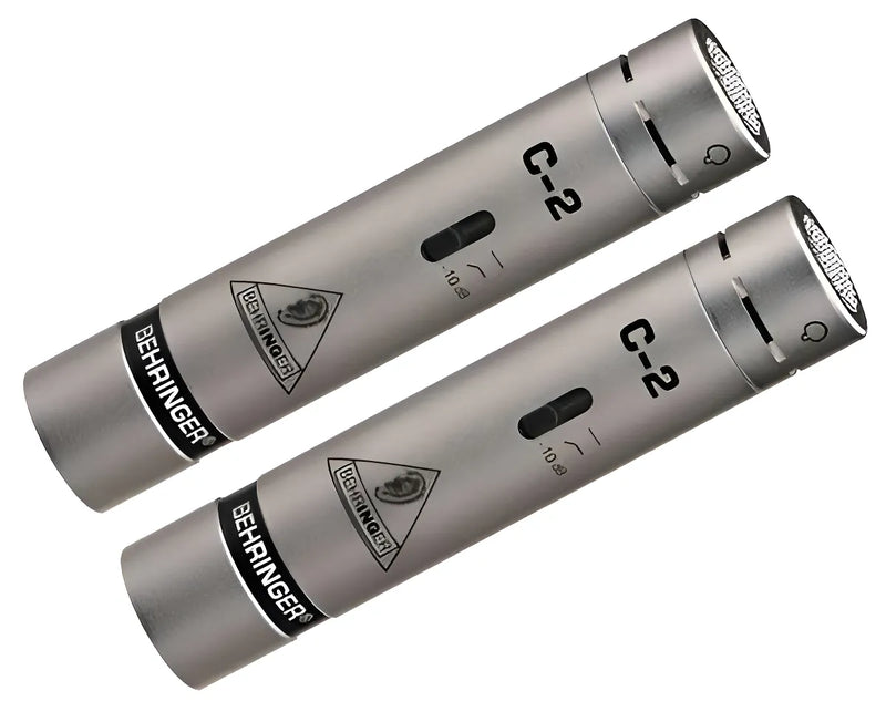 Micrófonos Behringer C-2 Condensador Cardioide color plateadoS