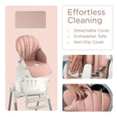 Silla Alta Plegable 3 En 1 Para Bebé 7 Alturas 4 Reclinables