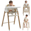 Silla Alta Para Bebés Y Niños Ajustable Y Fácil De Limpiar