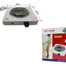 Estufa Electrica Portatil Cocina 1 Puesto 1500w Regulable Blanco