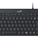 Teclado Compacto Usb Genius Luxemate 110 Español Color Del Teclado Negro