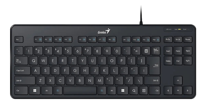 Teclado Compacto Usb Genius Luxemate 110 Español Color Del Teclado Negro