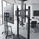 Soporte Piso Pedestal Tv Estante Mesa 32 A 70 Metalico Color Negro