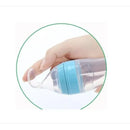 Biberon Con Cuchara En Silicona Para Bebes Color Colores Liso