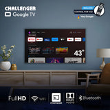 Televisor 43 Pulgadas Smart Google Tv Tg81 Challenger