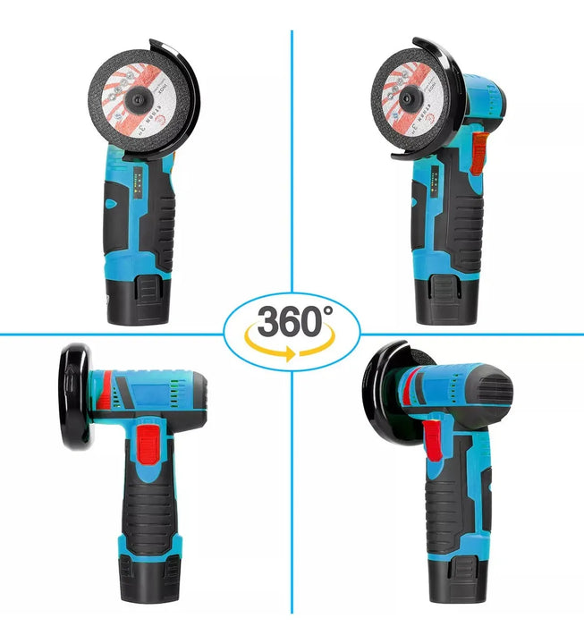 Combo Inalambrico Taladro 36v 1/2 + Minipulidora + Accesorio - Amarillo - 50-60 Hz