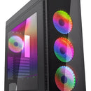 Chasis Gamer Gamemax M911 Rainbow Negro