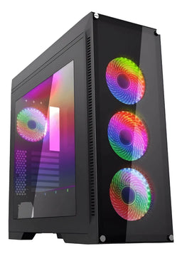 Chasis Gamer Gamemax M911 Rainbow Negro