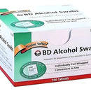 Toallitas Alcohol Swab Pañitos Para Desinfeccion B.d.® X 100