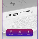 Bocina Bluetooth Altavoz Cargador Inalámbrico Led Rgb