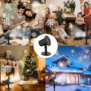 Luz Navideña Nieve Led