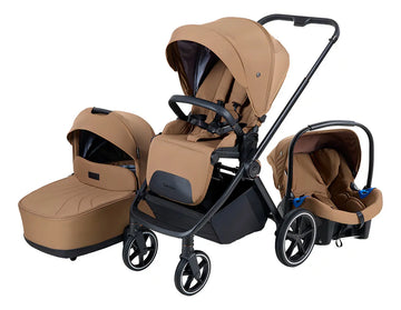 Cochecito Beverly V3 Con Accesorios Tostado