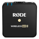 Micrófonos Rode Wireless GO II Condensador Omnidireccional color negroS