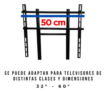 Soporte Pedestal Para Tv Móvil Con Ruedas De 32-65 Negro