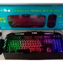 Combo Gamer Teclado/mouse Weibo Wb-520 Rgb Color del mouse Negro Color del teclado Negro