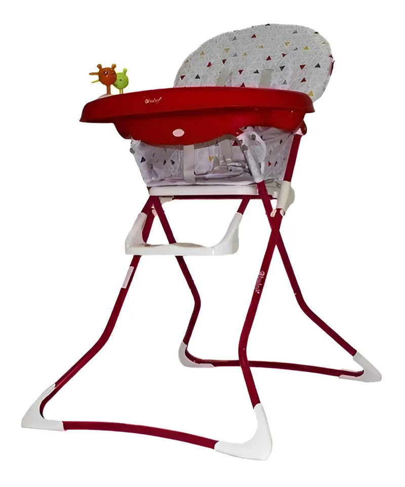 Comedor Y Silla De Niño Badala Ebaby Color Rojo