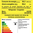 Nevera Haceb No Frost 243 Litros Manija Integrada Negra