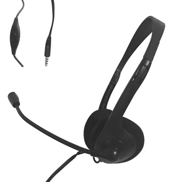 Diadema Para Pc Y Celular Con Micrófono Ahp-23-701 Negro