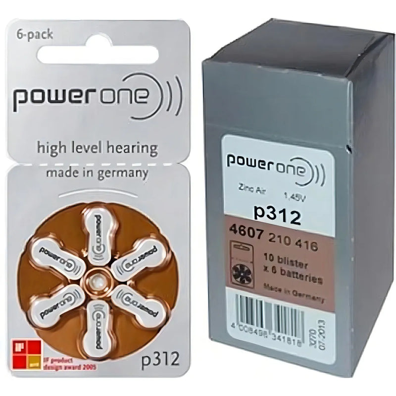 Pila Audifon Power One Pr312 (a312,az312,13) Blister X 6unds