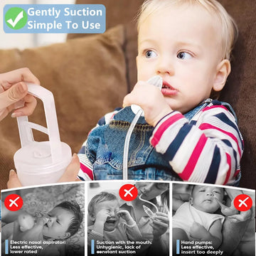 Aspirador Nasal Para Bebe, Chupon De Mocos Para Bebe, Chupon