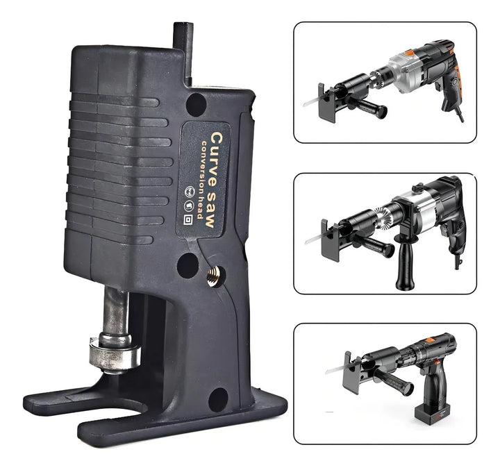 Convertidor De Taladro A Sierra Caladora + 13 Cuchillas