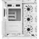 Chasis Gamer Iceberg Crystal Cube S Black 6 Fans Argb Atx Color Blanco