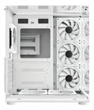 Chasis Gamer Iceberg Crystal Cube S Black 6 Fans Argb Atx Color Blanco