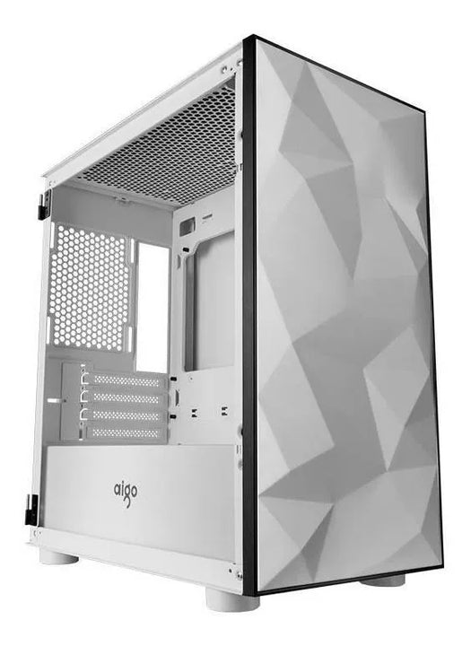 Armario Aigo Darkflash Dlm 21 con cristal lateral blanco para jugadores