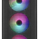 Gabinete Gamer Aerocool Designer 4 Ventiladores Argb Color Negro