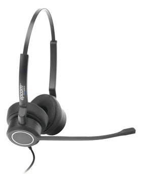 Diadema Proa Duo, Audio Hd, Micrófono Con Cancelación Ruido Negro