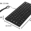 Teclado Alámbrico Aaa-1000 Compatible Con Windows Y Mac Color del teclado Negro