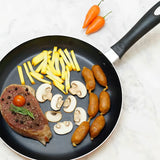 Sarten Ilko Just Cook 24cm Antiadherente Con Tapa De Vidrio Color Rojo