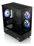 Chasis Thermaltake View 170 Tg Micro-atx 3 Fan Negro Argb