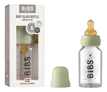 Bibs Juego Completo De Biberones De Vidrio Para Bebé 3.7 Fl