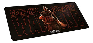 Pad Mouse Gaming Xxl Cod Warzone Extra Largo Speed 80x30cm Negro/naranja