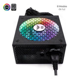 Fuente De Poder Gamer Rgb 450w 80+ Silver Psu-005 Rgb