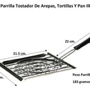 Parrilla Para Arepas Ilko 21.5x19 Cm Color Gris