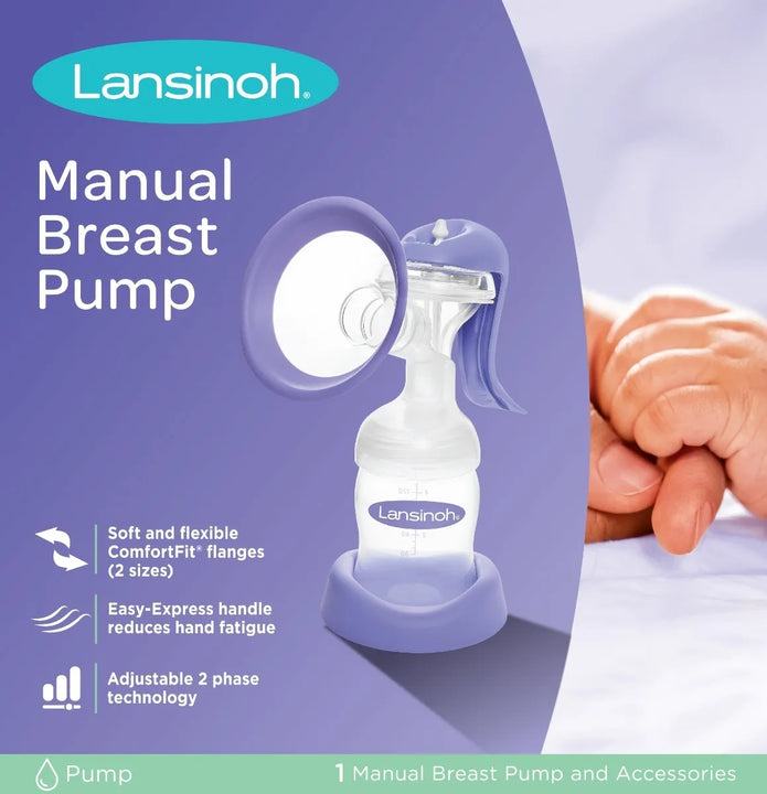 Extractor De Leche Manual 2 Fases Lansinoh