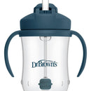 Vaso Entrenador Pitillo Dr. Brown's 9 Onz X2 Niño Verde Y Azul
