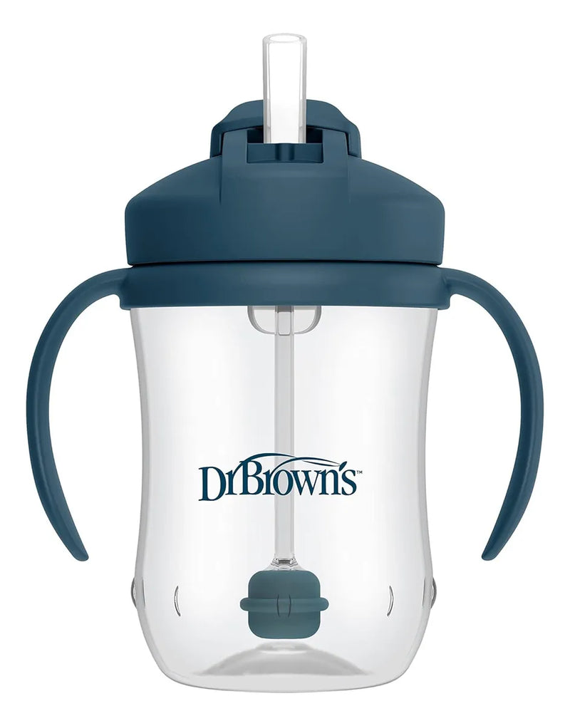Vaso Entrenador Pitillo Dr. Brown's 9 Onz X2 Niño Verde Y Azul