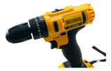 Taladro Percutor 36v Inalámbrico 2baterías + 92 Herramientas Amarillo