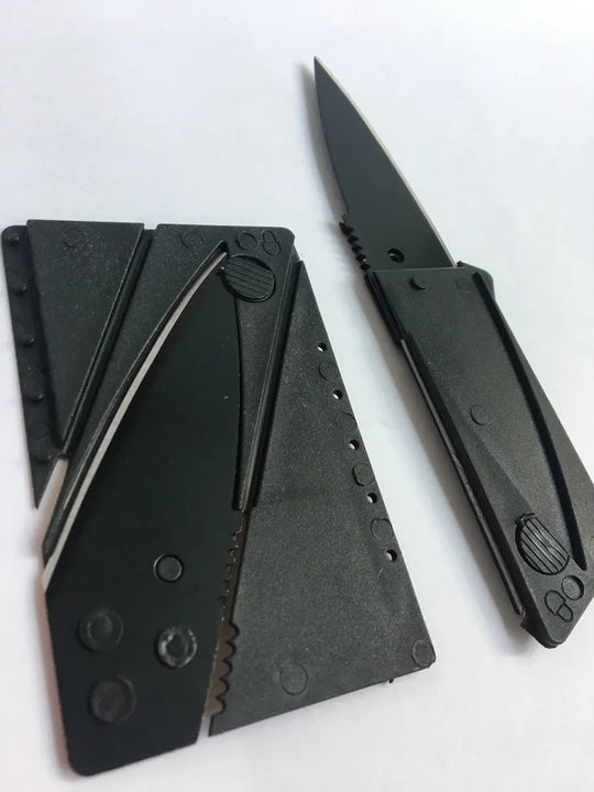 Camping Cuchillo Navaja Portátil Delgada Tarjeta