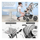 Coche De Bebe Para Recien Nacidos 2 En 1 Con Moisés 0 Meses Gris