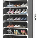 Zapatera Closet De 9 Niveles Armable Color Negro