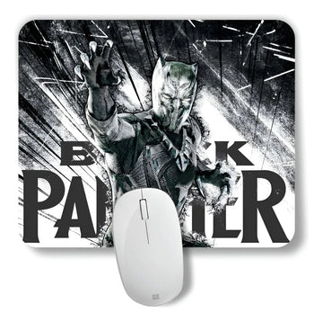 Pad Mouse Pads Black Panther Pantera Negra Marvel Negro