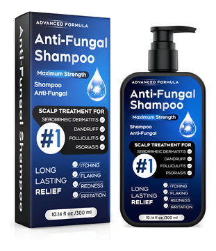 Champú Antifúngico Para Dermatitis Seborreica Y Caspa