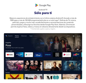 Televisor Iffalcon (by Tcl) Iff43s53 43 Pulgadas Led Fhd Fhd Smart Tv Con Android Tv Y Control Por Voz