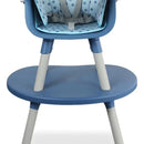 Silla Comedor Bebe 3en1 Baby Azul Bebesit comedor escritorio con alcolchado