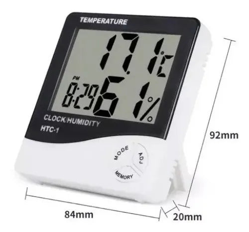 Termohigrometro Digital Medidor De Humedad Y Temparatura